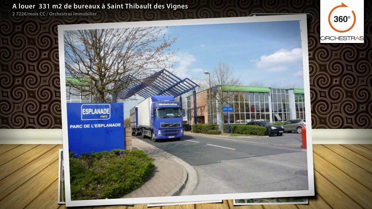 A louer  331 m2 de bureaux à Saint Thibault des Vignes