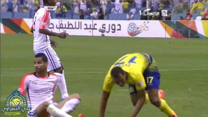 النصر والشباب 1-1 دوري جميل 1435هـ