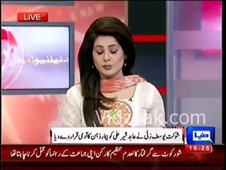 Shaukat Yousafzai declares Abid Sher Ali as Sick Minded Person