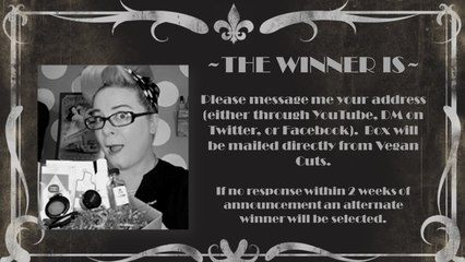 Winner Announced - Vegan Cuts Beauy Box Giveaway
