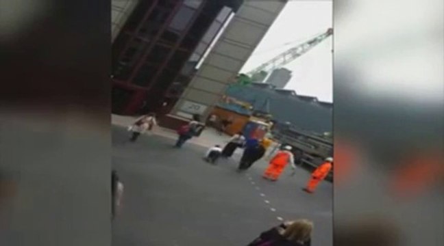Walkies! Man on a Lead Gets Walked Like a Dog Through London