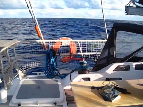 Coucher de soleil sous spi