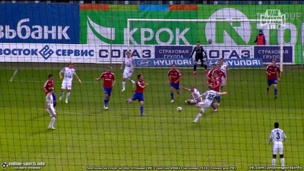 RFPL 13/14 Week 25 CSKA 1-0 Ural Match Highlights 12.04.2014