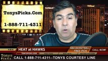 Atlanta Hawks vs. Miami Heat Pick Prediction NBA Pro Basketball Odds Preview 4-12-2014
