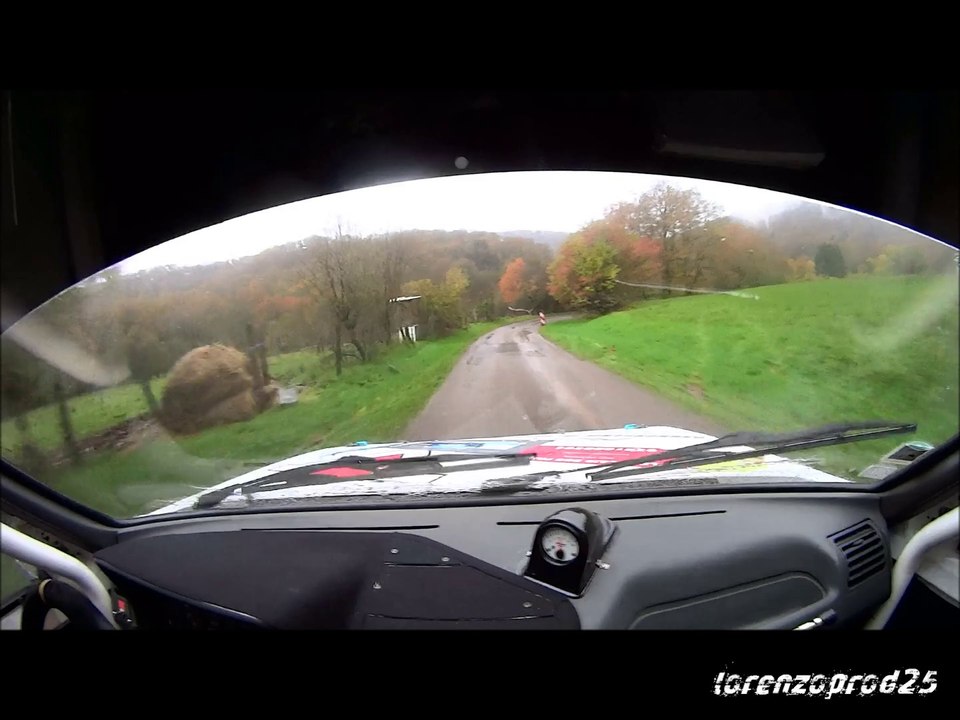 rallye de la vallee de l ognon 2013 es 3 camera embarque Bourgeois-Peterlini 205 rallye F2000.12