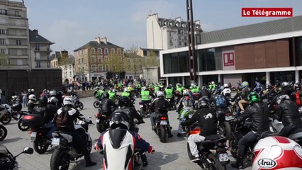 Download Video: Rennes. 1.500 motards manifestent contre la limitation à 80 km/h