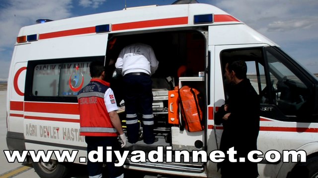 Ambulans helikopter 10 günlük bebek için havalandı