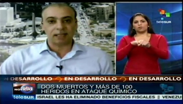 Mercenarios lanzan gas a civiles y responsabilizan de ello a Damasco