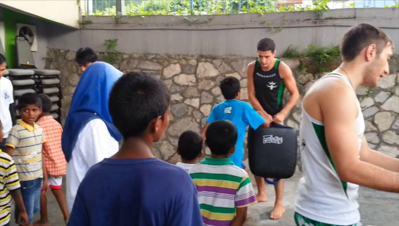 Daniyar Kessikbayev - Kickboxing Orphanage Program 1