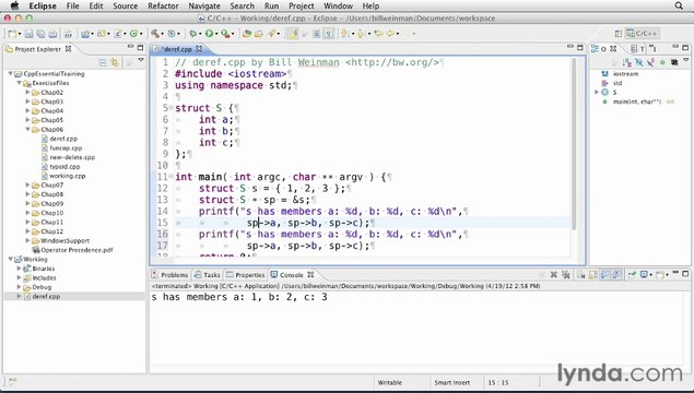 09-Using pointers, members, and indirection operators
