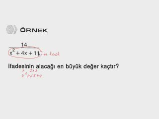 1) Özdeşlikler Tam Kare ifadeler
