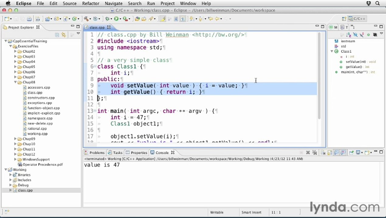 03-Defining a class
