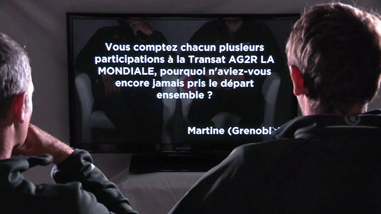 Duos en Questions - Gedimat - TRANSAT AG2R LA MONDIALE 2014