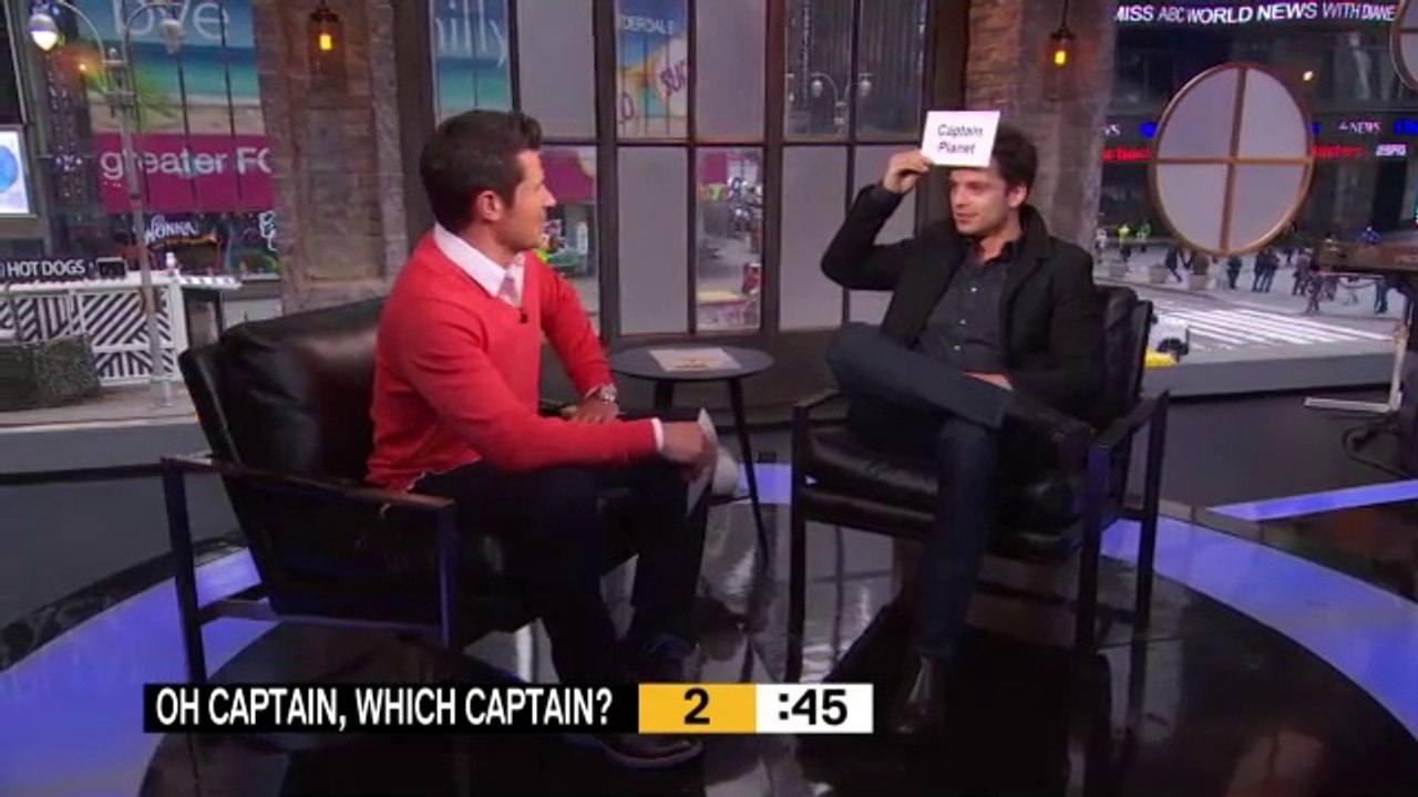 Sebastian Stan Captain America Winter Soldier Morning Buzz