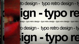 Typo Retro Design - After Effects Template