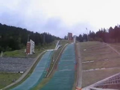 Saut a ski à Courchevel (Août 2006)