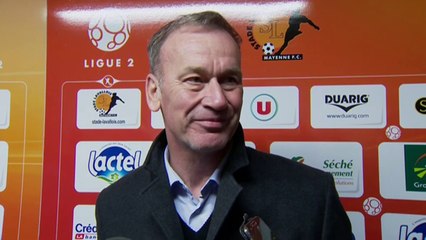 Conférence de presse Stade Lavallois - ESTAC Troyes (2-1) : Denis ZANKO (LAVAL) - Jean-Marc FURLAN (ESTAC) - 2013/2014