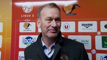 Conférence de presse stade lavallois - stade brestois 29 (0-1) : denis zanko (laval) - jean-marc furlan (brest) - 2016/2017