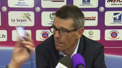 Conférence de presse Châteauroux - AS Nancy-Lorraine (0-3) : Jean-Louis GARCIA (LBC) - Pablo  CORREA (ASNL) - 2013/2014