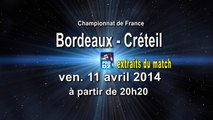 Extraits Girondins Bordeaux HBC / US Créteil HB - Handball ProD2