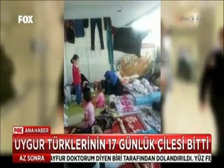 Uygur Türklerinin 17 günlük Havaalanı çilesi bitti