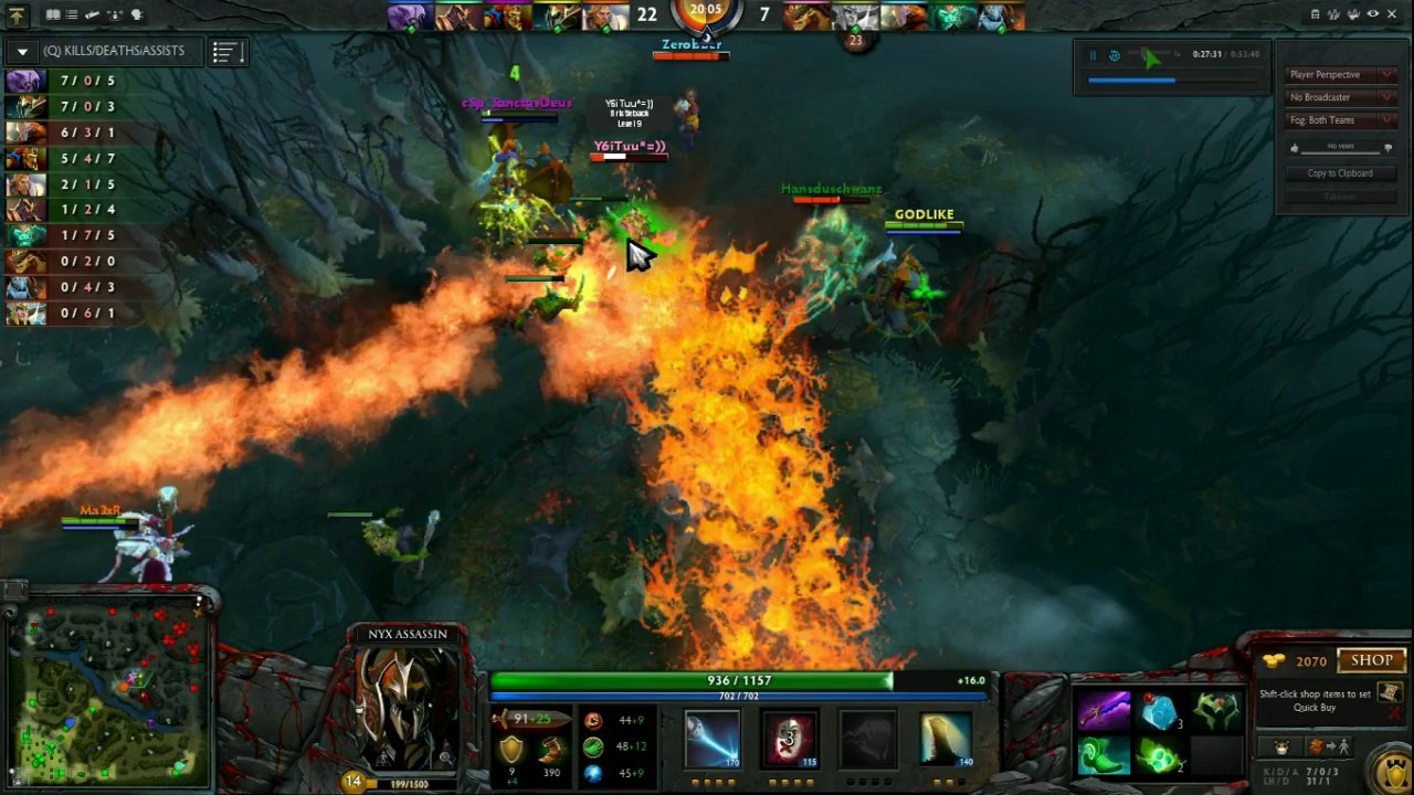 Dota 2 Gameplay: Nyx Skeleton Ult Ability Draft