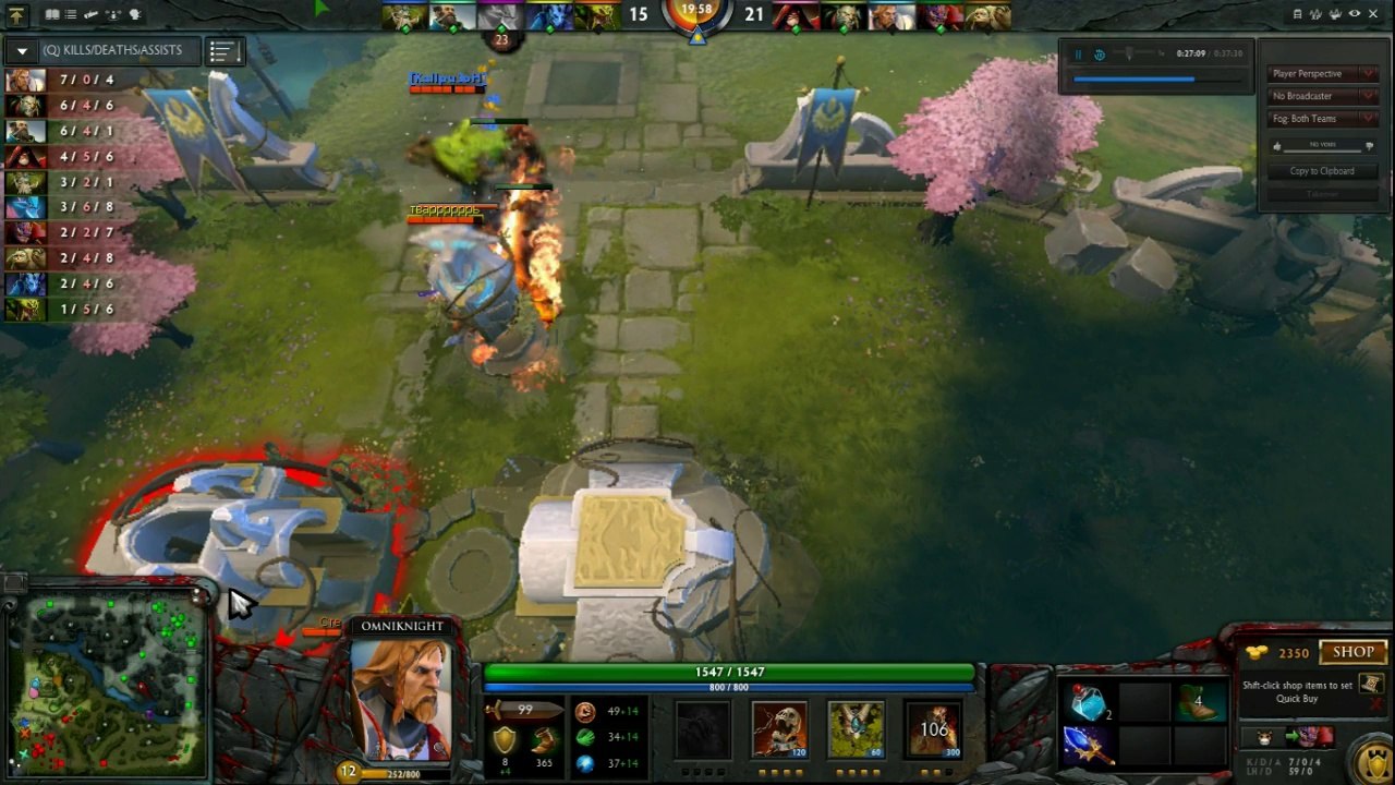 Dota 2 Gameplay: Omniknight Ability Draft