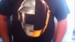 Daft Punk Logo Belt Buckle & Split Helmet Daft Punk T-Shirt