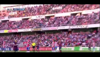 All Goals - Granada 1-0 Barcelona - 12-04-2014