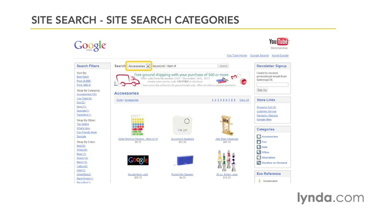 Google Analytic Ess-58-Analyzing the Search Terms and Search Term Refinement reports