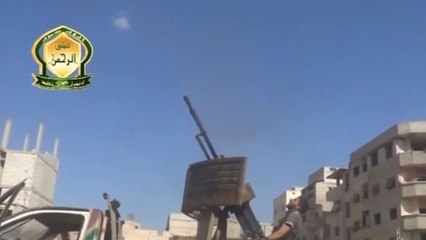 Fighting over ruins near Damascus