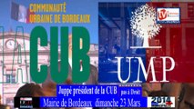 TVBordeaux33 éléctions Municipales 2014 le maire de Bordeaux Alain Juppé réélu à 60%  au Premier Tour
