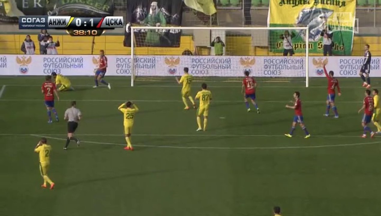 Сюжет о игре Анжи - ЦСКА 22 тур ЧР 2014