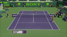 Sharapova v Flipkens - Sony Open, Rd4