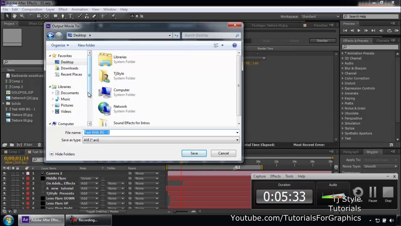 Adobe After Effects CS6 For Beginners - 21 - Rendering [Final Tutorial]