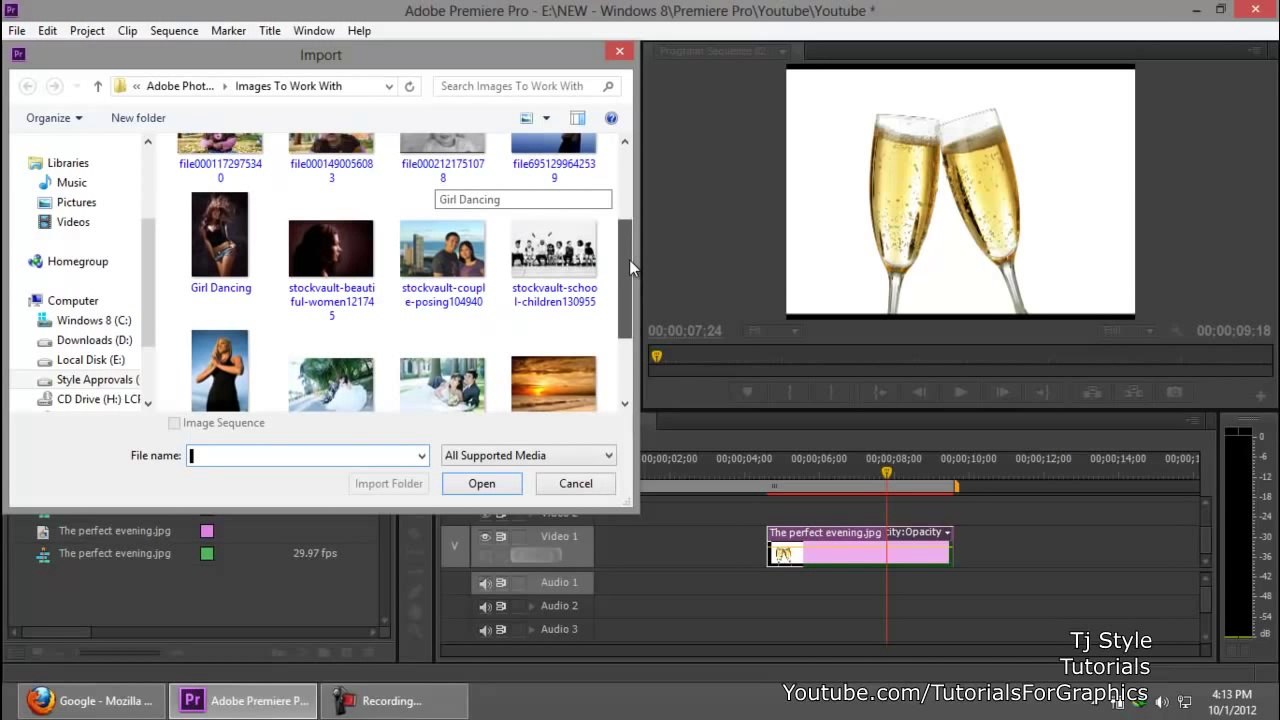 Adobe Premiere Pro Cs6 For Beginners - 12 - Still Media