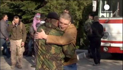 Russian and Ukrainian foreign ministers hold first bilateral talks since annexation of Crimea