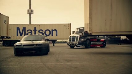 INSANE Gymkhana Style Semi Truck Drifting and JUMP - SIZE MATTERS 2 – Mike Ryan