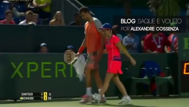 Dimitrov Tennis player stops match to help heatsick ballgirl