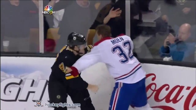 Grosse baston en Hockey : Travis Moen vs Kevan Miller