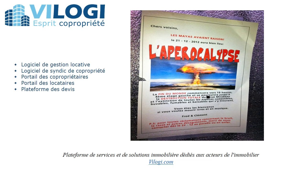 Les histoires drôles dans la copropriété - partie 3 de 4