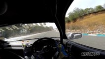 Racing drift cars at Ebisu Circuit