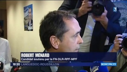 Béziers - Robert Ménard en position de l'emporter