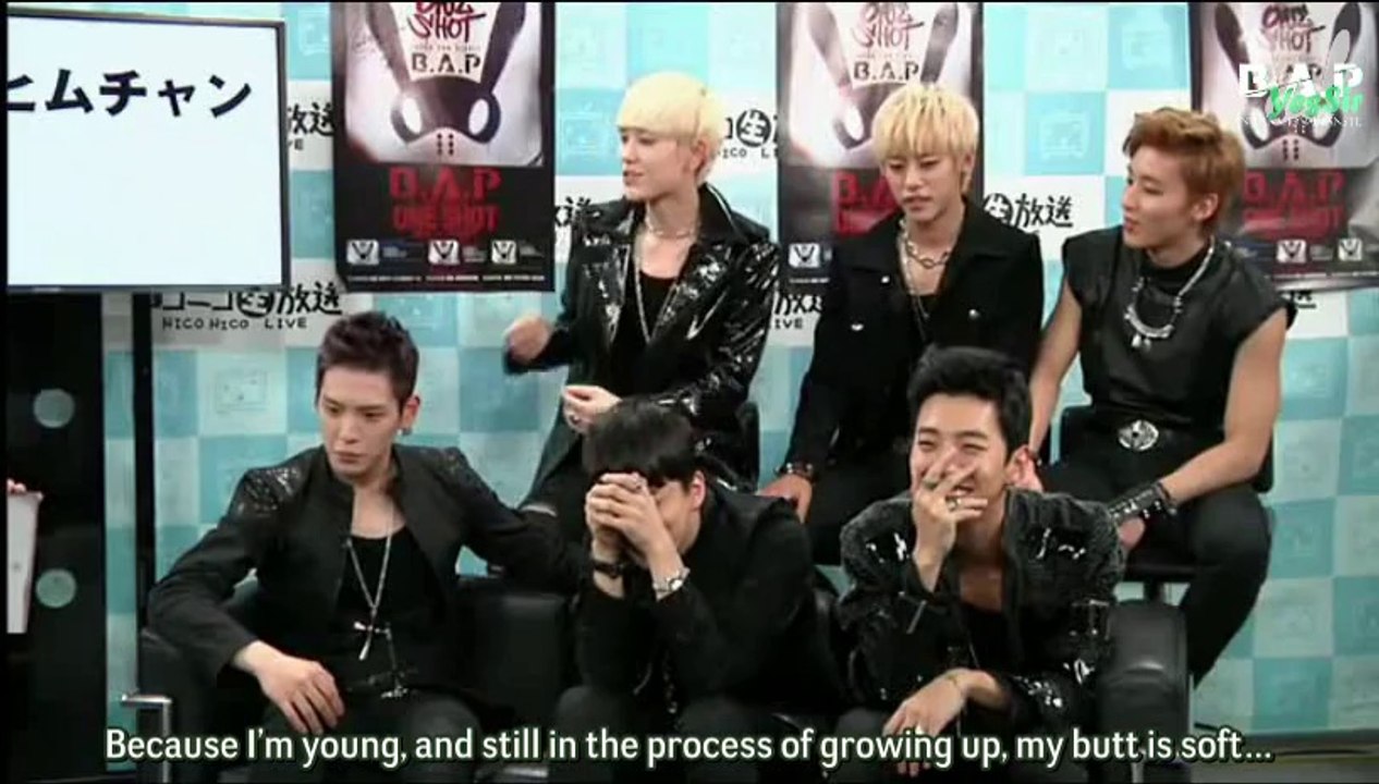 [ENG SUB] 131104 B.A.P One Shot Release Event on NicoNico Channel Part 4