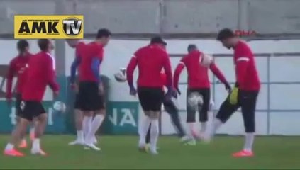 Trabzonspor 6 eksikle çalıştı