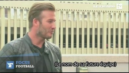 Nouveau propriétaire, David Beckham va construire un stade à Miami