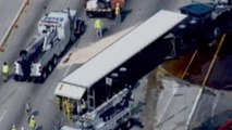 Honey spill causes huge traffic jam in LA