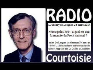 R-Courtoisie 2014.03.24 De Lesquen - le Front national est-il de "droite"?
