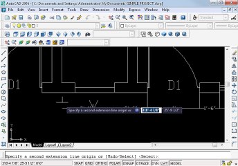 Simple project in AutoCAD Part 5 oh