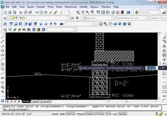 Simple project in AutoCAD Part 8 oh